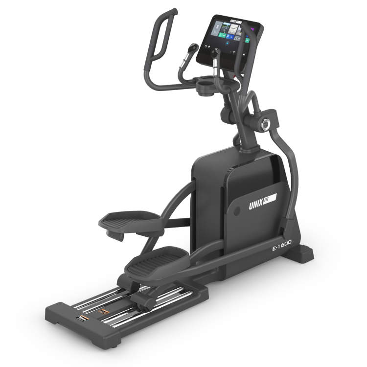 Профессиональный эллиптический тренажер UnixFit E-1600 PRO 15,6" TFT