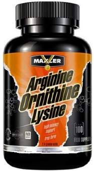 Maxler Arginine Ornithine Lysine 100 капс / 100 caps Maxler Arginine Ornithine Lysine 100 капс / 100 caps