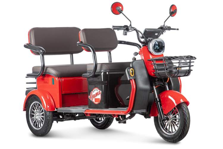 Пассажирский электротрицикл Rutrike Gelbert Kappa 48V/60V 650Вт