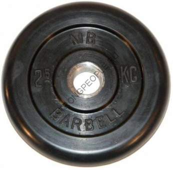 Диск обрезиненный Barbell 2,5 кг Диск обрезиненный Barbell 2,5 кг