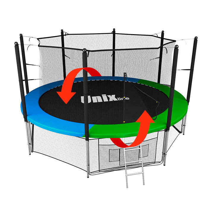 Батут Unix line 14 ft inside
